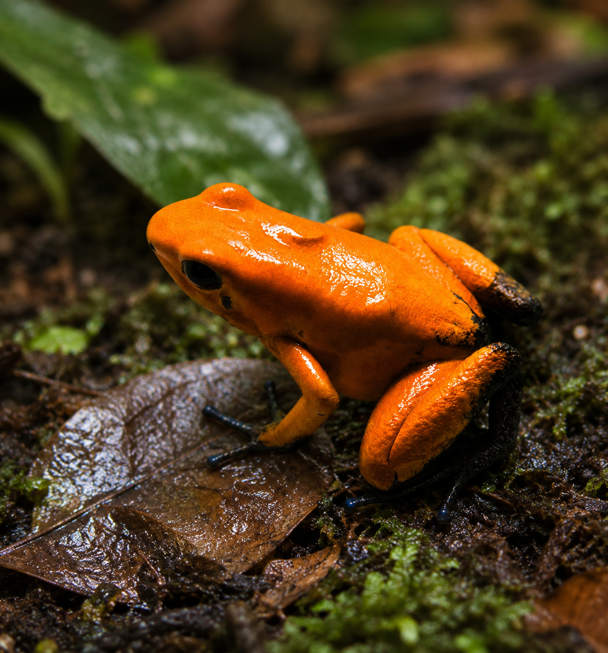 Phyllobates terribilis "Orange Blackfoot" Orange Blackfoot photo